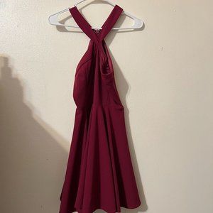 Lulus Burgundy Dress, size S